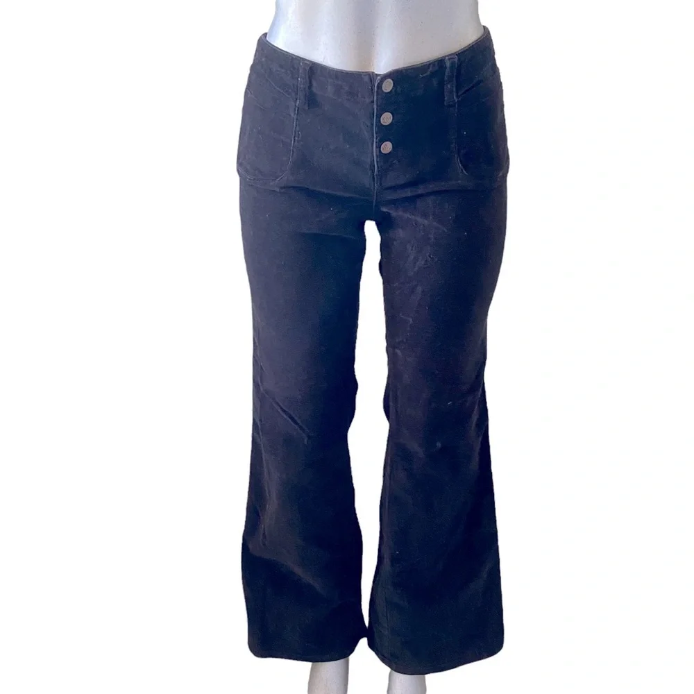 Vintage Y2K Tilt Corduroy Pants Flare Low-Rise 3-button Fly 2000’s Sz 29 Grunge - Picture 1 of 12
